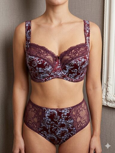 Бюстгальтер 806  СЛИВА/ГОЛУБОЙ