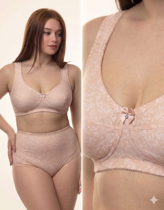 Bra 847 Peony/White