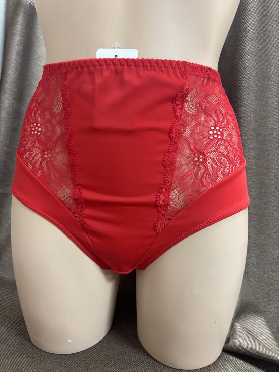 High-waisted panties 3026 Red