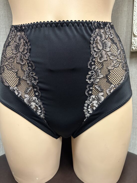 High-waisted panties 3025 Black - 2 