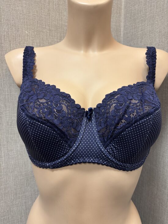 Krūšturis 852 Zils/Balts Zirņi