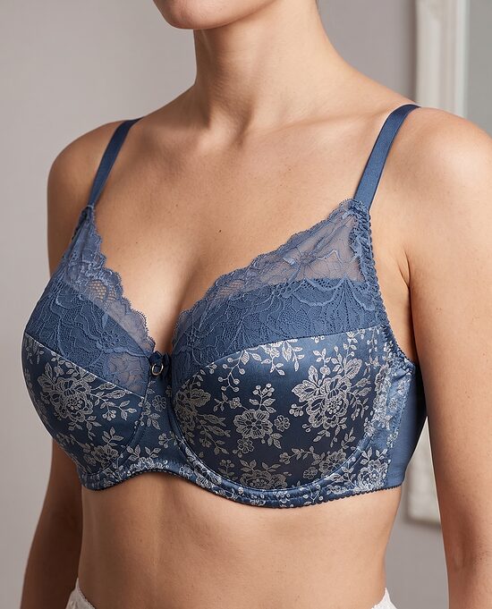 Bra 808 Topaz/Flowers